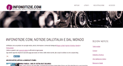 Desktop Screenshot of infonotizie.com